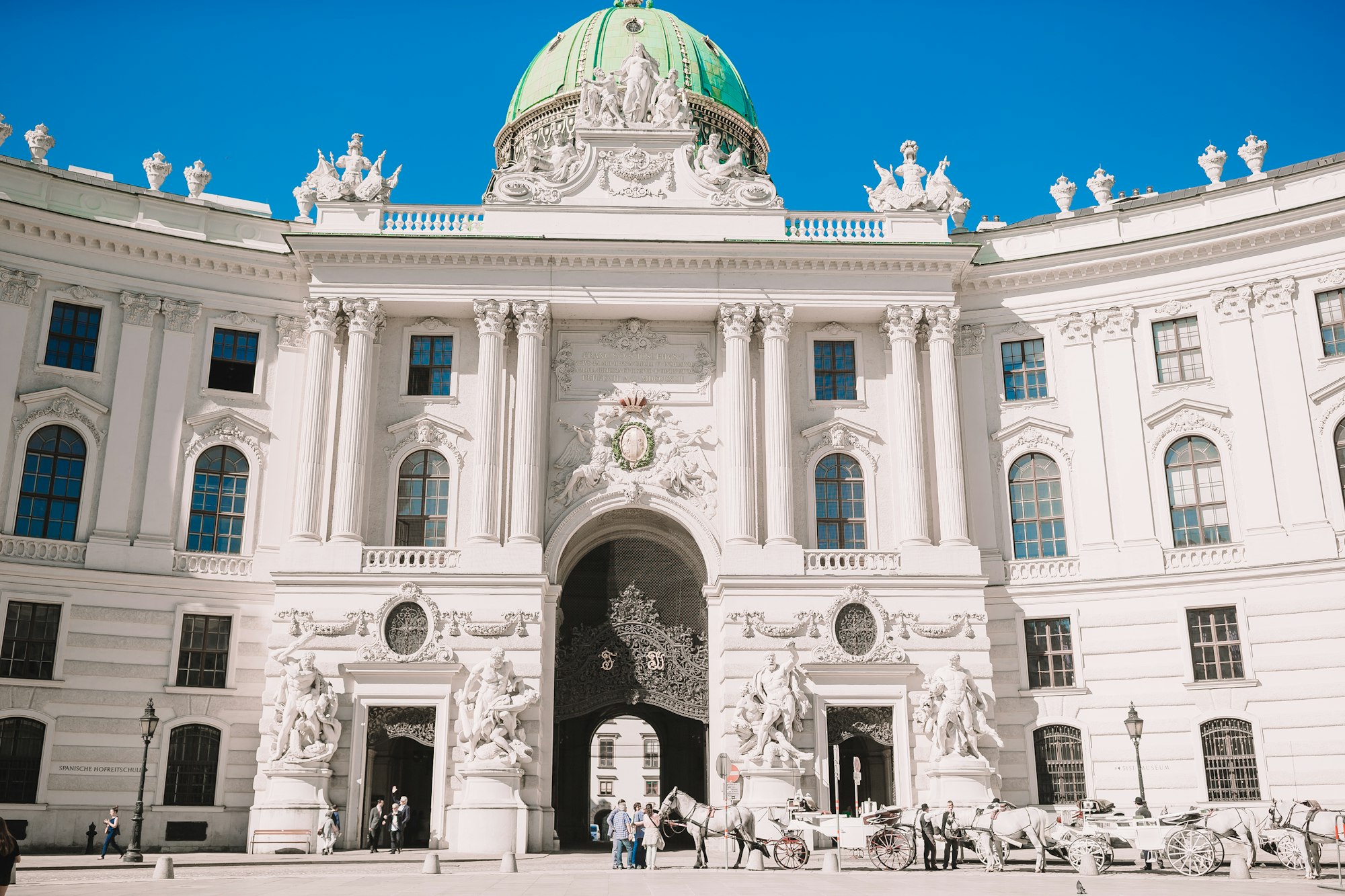 Alte Hofburg in Vienna city at Austria